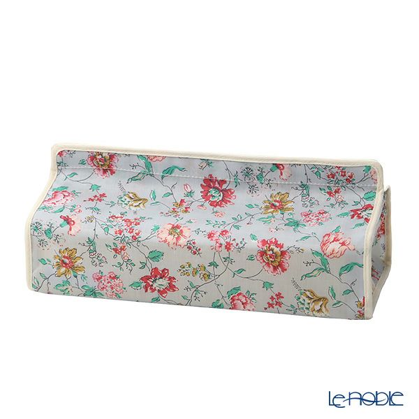 リバティプリント（LIBERTY PRINT）を使用したティッシュカバー クローデット グレー 22.5×11.5×H5cm用 日本製