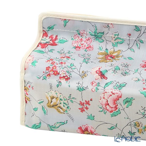リバティプリント（LIBERTY PRINT）を使用したティッシュカバー クローデット グレー 22.5×11.5×H5cm用 日本製