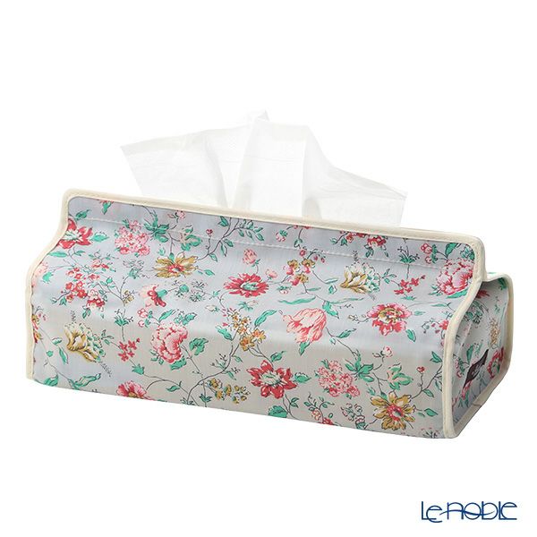 リバティプリント（LIBERTY PRINT）を使用したティッシュカバー クローデット グレー 22.5×11.5×H5cm用 日本製