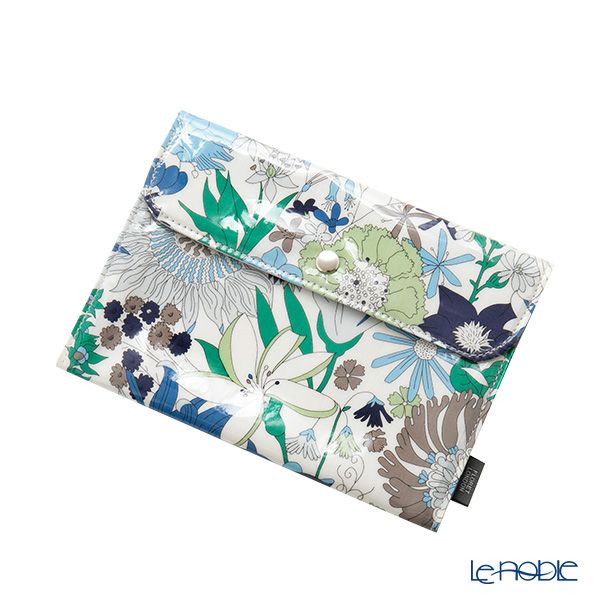 リバティプリント（LIBERTY PRINT）を使用したマルチケース02 シックスティ グリーン 21×15×2cm 日本製