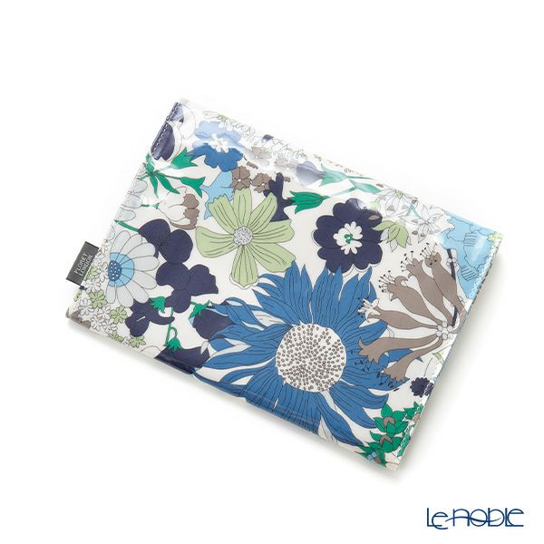 リバティプリント（LIBERTY PRINT）を使用したマルチケース02 シックスティ グリーン 21×15×2cm 日本製