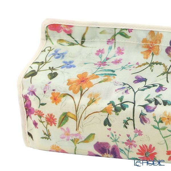 リバティプリント（LIBERTY PRINT）を使用したティッシュカバー リネンガーデン グリーン 22.5×11.5×H5cm用 日本製