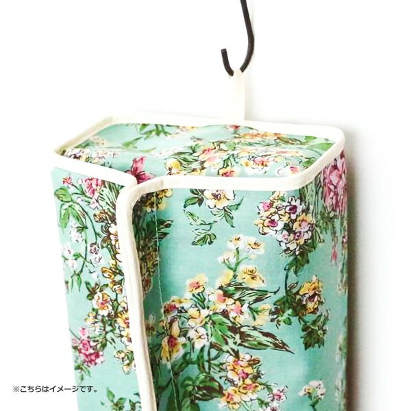 リバティプリント（LIBERTY PRINT）を使用したティッシュカバー ストロベリーシーフ／いちご泥棒 グリーン 22.5×11.5×H5cm用 日本製