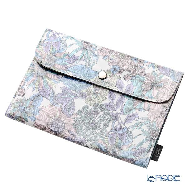 リバティプリント（LIBERTY PRINT）を使用したマルチケース02 アンジェリカ・ガーラ ラベンダー 21×15×2cm 日本製