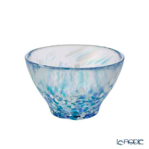 津軽びいどろ 盃コレクション あじさい ブルー F-49783