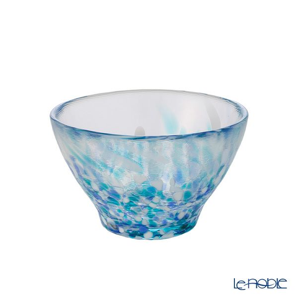 津軽びいどろ 盃コレクション あじさい ブルー F-49783