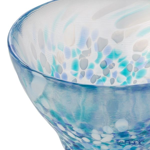 津軽びいどろ 盃コレクション あじさい ブルー F-49783