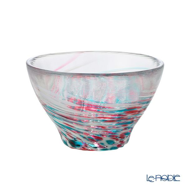 津軽びいどろ 盃コレクション はるがすみ カラフル F-49785