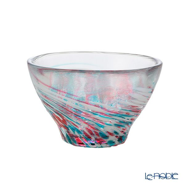 津軽びいどろ 盃コレクション はるがすみ カラフル F-49785