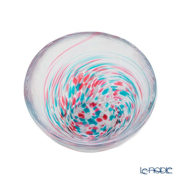 津軽びいどろ 盃コレクション はるがすみ カラフル F-49785