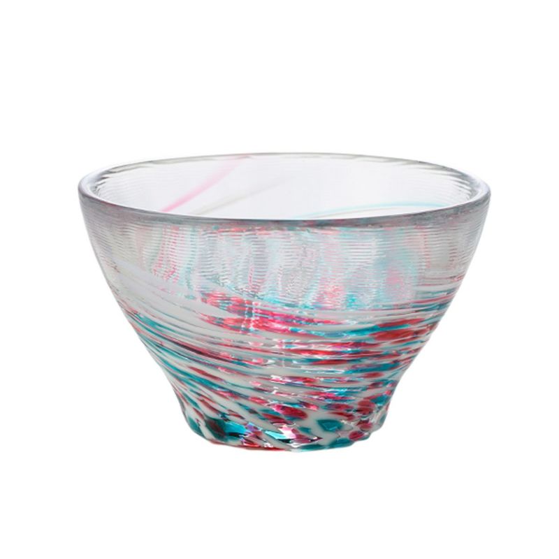 津軽びいどろ 盃コレクション はるがすみ カラフル F-49785