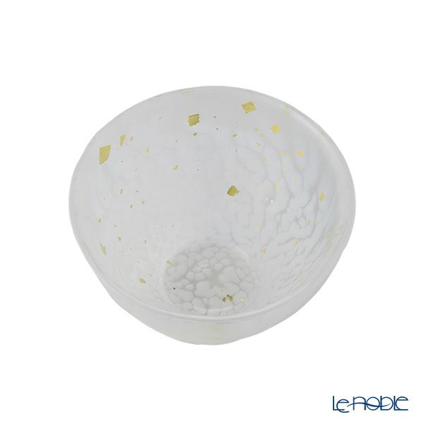 津軽びいどろ 盃コレクション わたゆき ホワイト F-49786