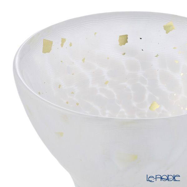 津軽びいどろ 盃コレクション わたゆき ホワイト F-49786