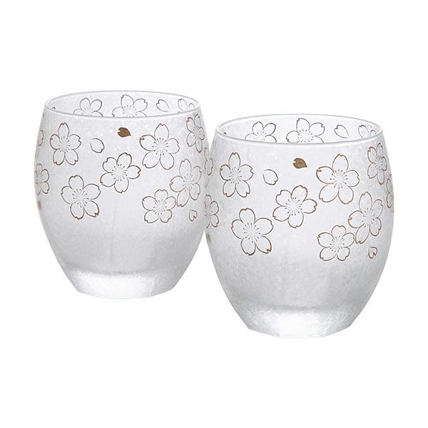 石塚硝子 プレミアムニッポンテイスト 桜 オールド ペア 345ml S-6062