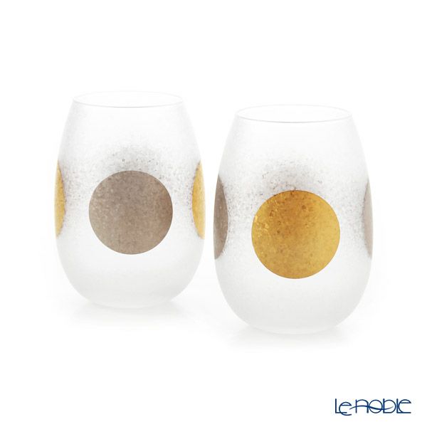 石塚硝子 プレミアムニッポンテイスト 日月（じつげつ） タンブラー ペア 315ml S-6254