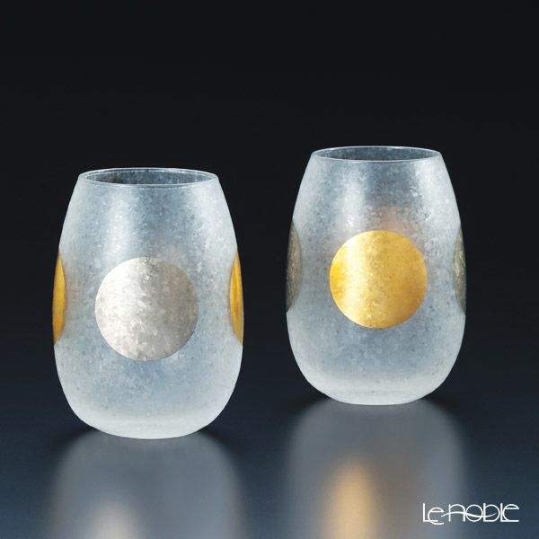 石塚硝子 プレミアムニッポンテイスト 日月（じつげつ） タンブラー ペア 315ml S-6254