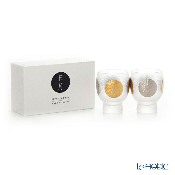 石塚硝子 プレミアムニッポンテイスト 日月（じつげつ） サケグラス ペア 145ml S-6310