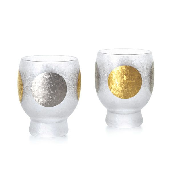 石塚硝子 プレミアムニッポンテイスト 日月（じつげつ） サケグラス ペア 145ml S-6310