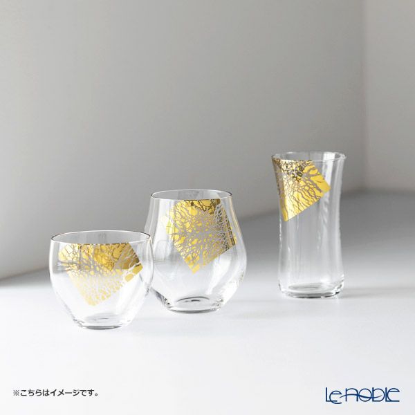 石塚硝子 クラフトサケグラス 金羅凛（きらり） 酒器3種揃え 木箱入 S-6312 2019年度グッドデザイン賞受賞商品