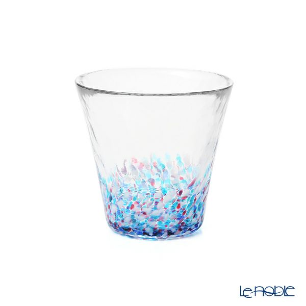 津軽びいどろ にほんの色 舞う桜と春の空 グラスペア （ふうけい）260ml FS-62505