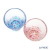 津軽びいどろ にほんの色 舞う桜と春の空 グラスペア （ふうけい）260ml FS-62505
