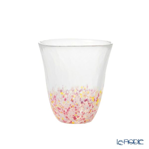 津軽びいどろ さくらさくら 菜の花と青い空 SAKURAグラスペア 320ml FS-62509