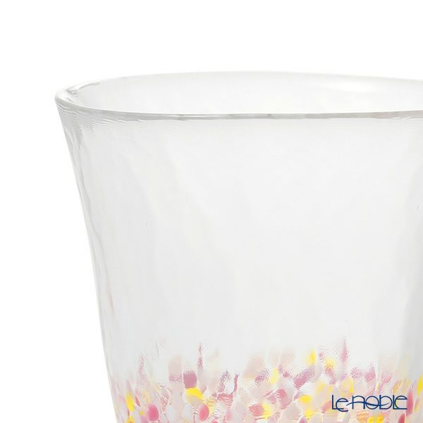 津軽びいどろ さくらさくら 菜の花と青い空 SAKURAグラスペア 320ml FS-62509