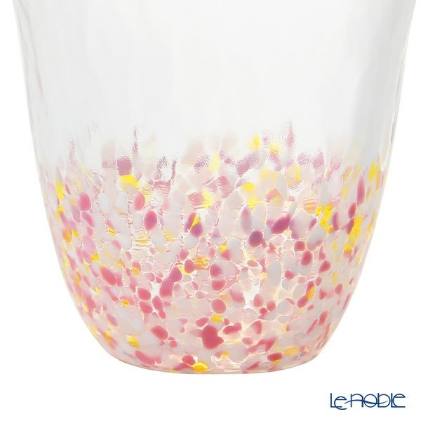 津軽びいどろ さくらさくら 菜の花と青い空 SAKURAグラスペア 320ml FS-62509