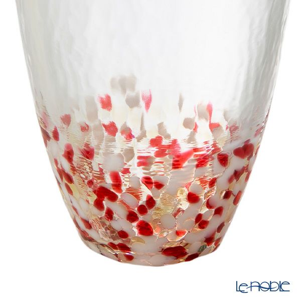 津軽びいどろ 津軽自然色りんご 赤りんご タンブラー 300ml F-71245