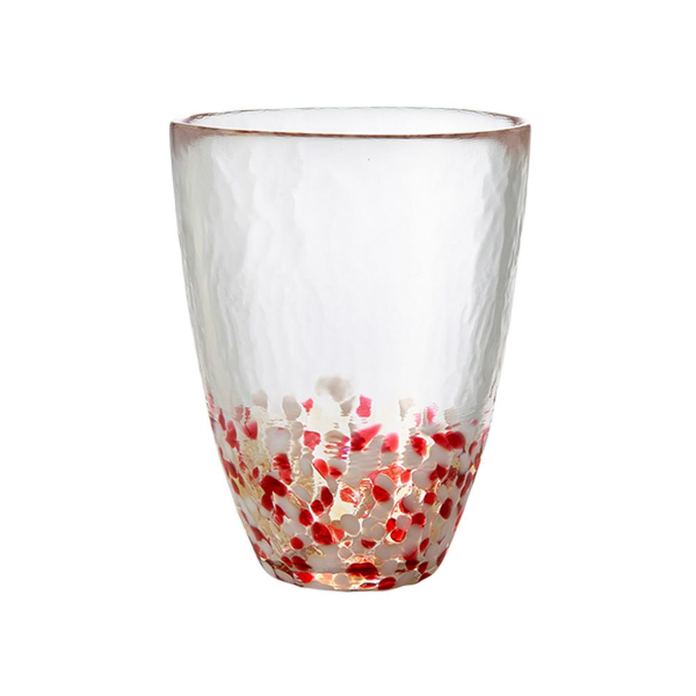 津軽びいどろ 津軽自然色りんご 赤りんご タンブラー 300ml F-71245