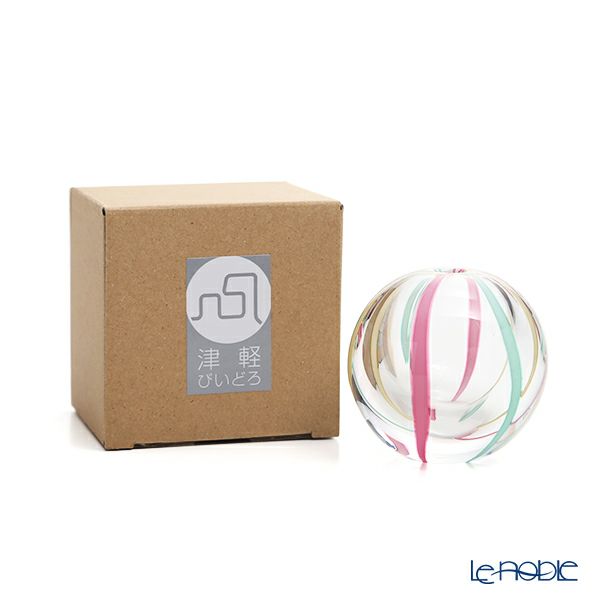 津軽びいどろ 一輪挿し／花瓶 彩手毬（いろてまり） 弥生 F-71262