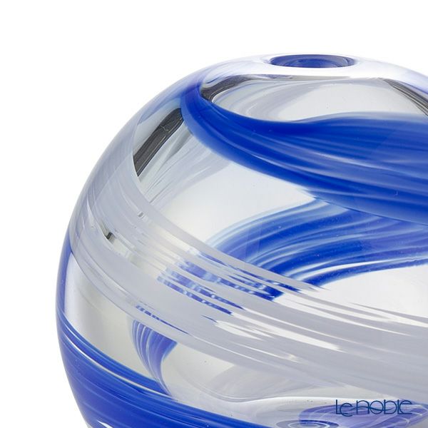 津軽びいどろ 一輪挿し／花瓶 彩手毬（いろてまり） 海風 F-71264