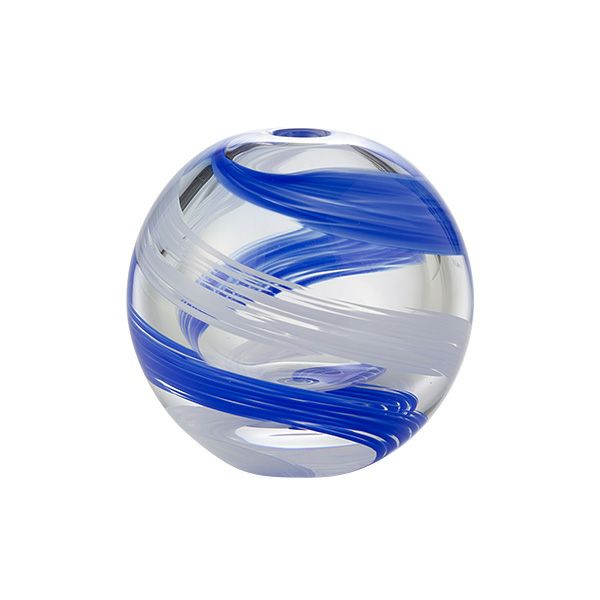 津軽びいどろ 一輪挿し／花瓶 彩手毬（いろてまり） 海風 F-71264