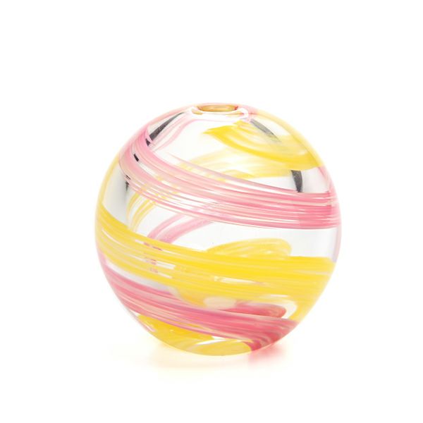 津軽びいどろ 一輪挿し／花瓶 彩手毬（いろてまり）桜風 F-71265