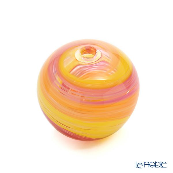 津軽びいどろ 一輪挿し／花瓶 彩手毬（いろてまり）花雲 F-71268