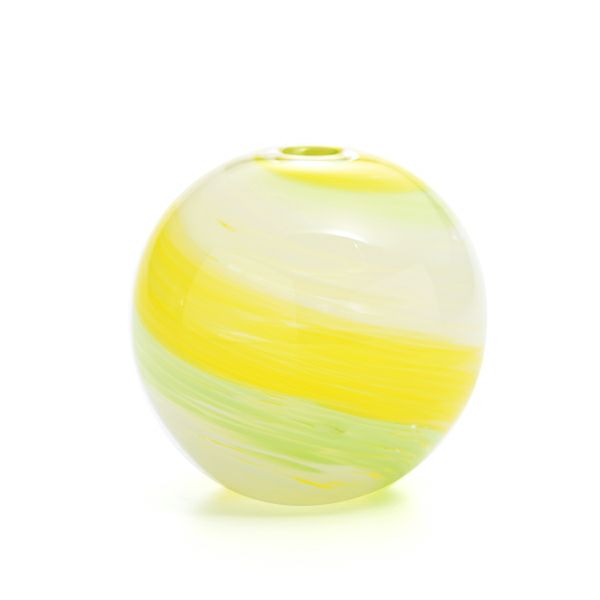 津軽びいどろ 一輪挿し／花瓶 彩手毬（いろてまり）若草 F-71269