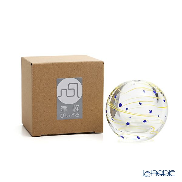 津軽びいどろ 一輪挿し／花瓶 彩手毬（いろてまり）星月夜 F-71270
