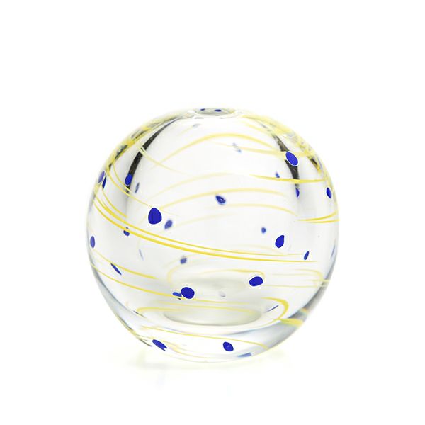 津軽びいどろ 一輪挿し／花瓶 彩手毬（いろてまり）星月夜 F-71270