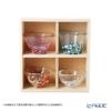 津軽びいどろ 四季の盃 ピンク／ブルー／オレンジ／ホワイト 盃（酒器）セット FS-71545 木箱入 4客揃