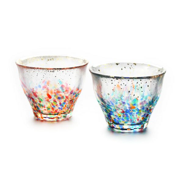 津軽びいどろ MATSURI まつり ぐいのみ ペア 85ml FS-71564