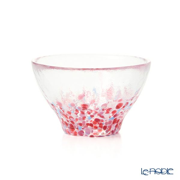 津軽びいどろ あおもりの肴 盃（酒器）セット FS-71593 4点揃え（真鯛・鮪・鯖・鮃）