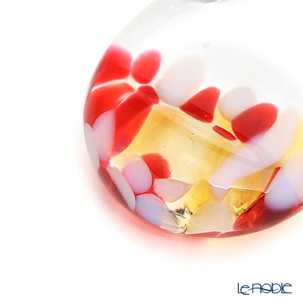 津軽びいどろ 箸置き 赤りんご しずく（単品）F-71758