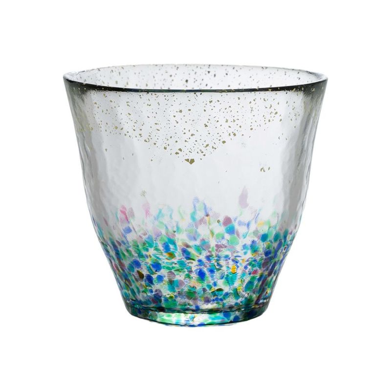 津軽びいどろ MATSURI まつり 金彩 ロックグラス 330ml F-71890