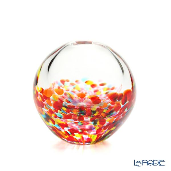 津軽びいどろ 一輪挿し／花瓶 HANABI はなび F-71935