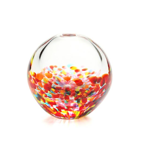 津軽びいどろ 一輪挿し／花瓶 HANABI はなび F-71935