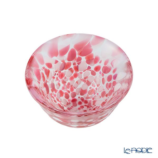 津軽びいどろ 盃コレクション 桜吹雪 レッド F-79470