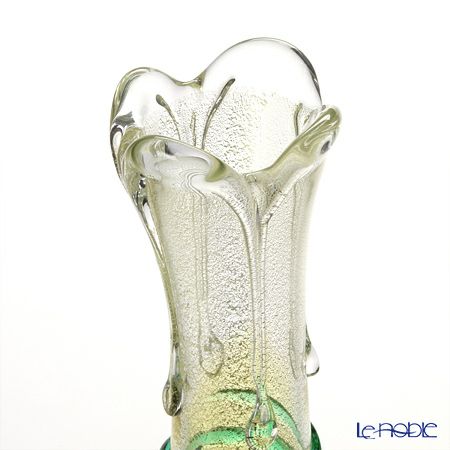 津軽びいどろ 秋村実工房 F-79623 花器（フラワーベース） 春の芽 44cm