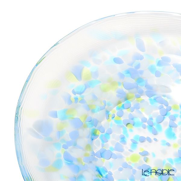 津軽びいどろ 色色豆皿 水鞠 100mm F-79767 小皿