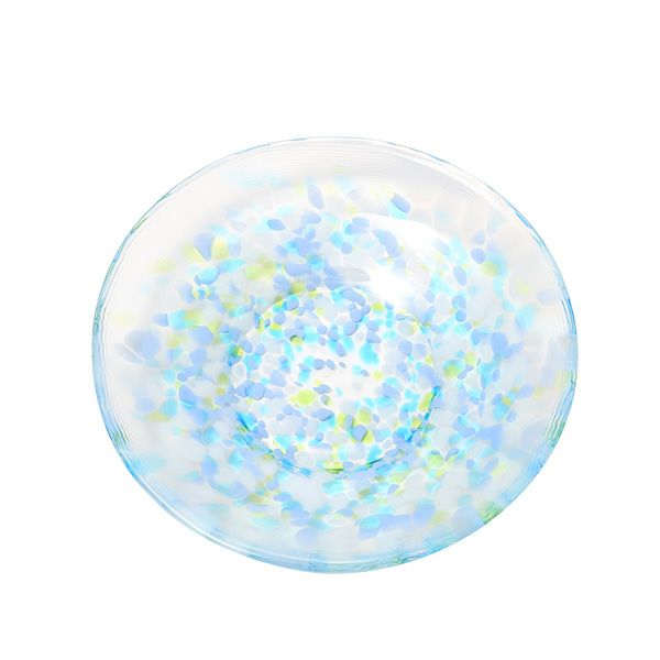 津軽びいどろ 色色豆皿 水鞠 100mm F-79767 小皿