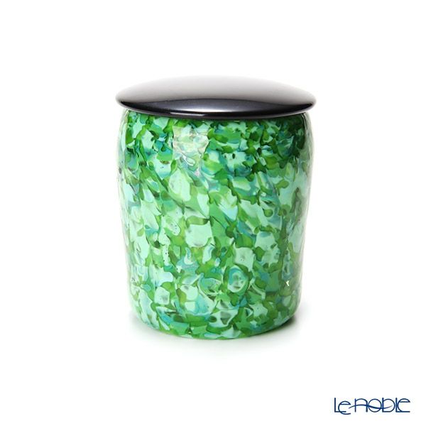 【1点限り】津軽びいどろ 大川薫工房 茶器 グリーン OK16-3039